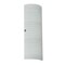 Besa Lighting Torre 18 Wall Sconce, Chalk, Satin Nickel Cap Finish, 2x8W LED 8193KR-LED-SN - alternate 1
